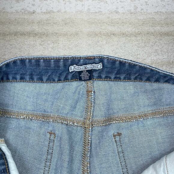 Vintage Y2K Tommy Hilfiger Jeans 34x30 Flared Medium Wash Denim - Picture 4 of 5